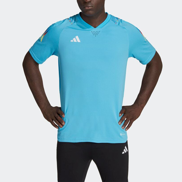 Adidas Soccer Jerseys Men’s Blue Moderate Straight Fit