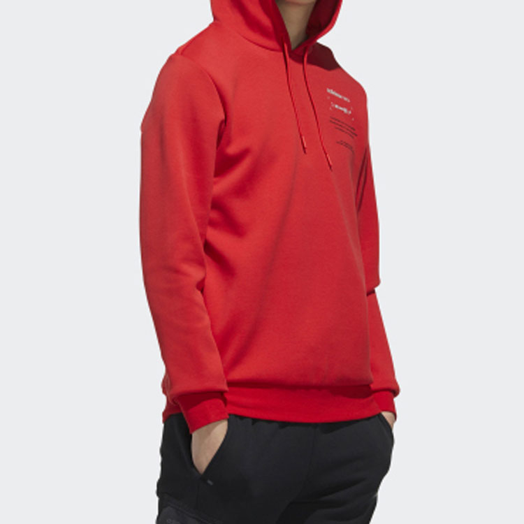 Мужское худи adidas neo M Cs Hoody 2 (красное) — фото 5