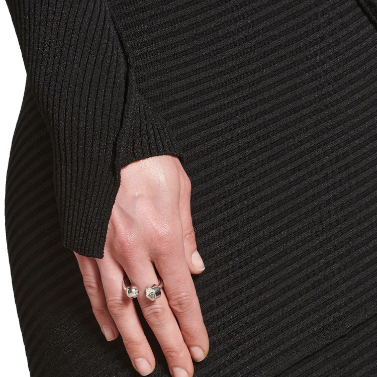 Кольцо Balenciaga EVERYDAY (серебристое) — фото 4