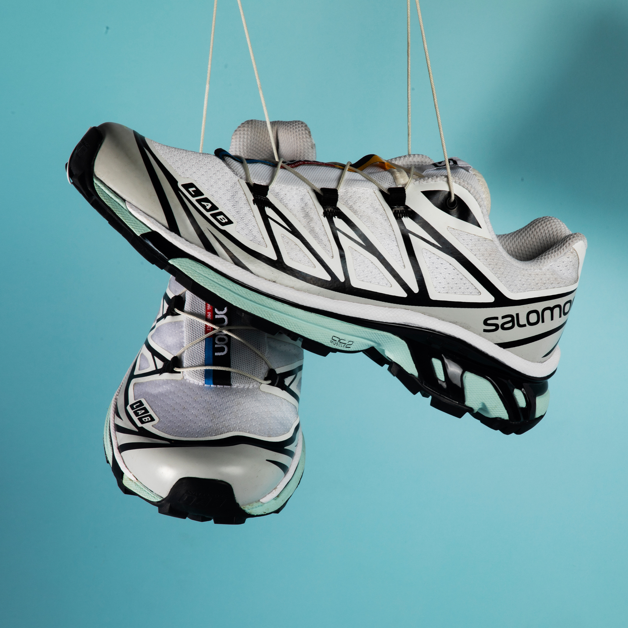 Кроссовки Salomon XT-6 (белые) — Белый — фото 7