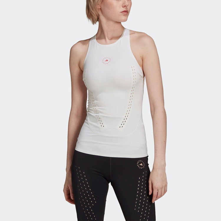 Adidas Sleeveless Sports Shirts Women’s White Other
