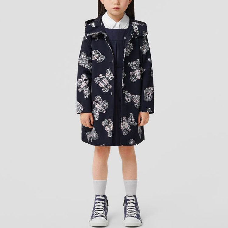 Детская куртка Burberry (синяя) — фото 3