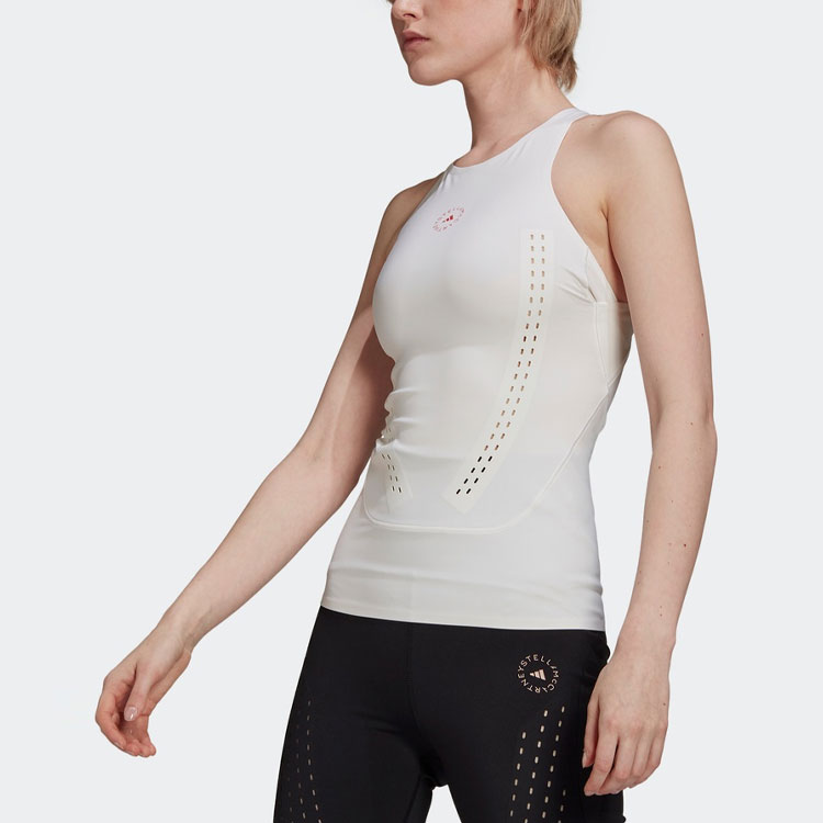 Adidas Sleeveless Sports Shirts Women’s White Other