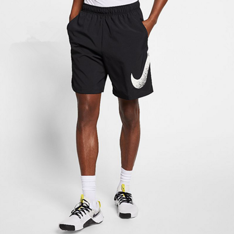 Мужские шорты Nike Swoosh (черные) — фото 4