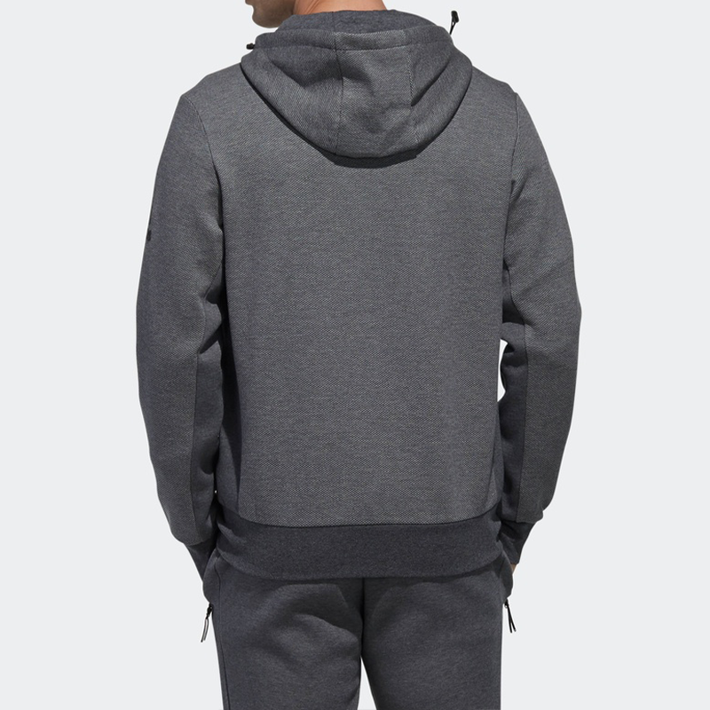 Мужская куртка adidas Htt Double Knit (серая) — фото 6
