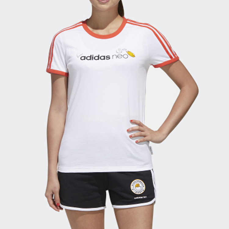 Женская футболка adidas Neo Gudetama (белая) — фото 3