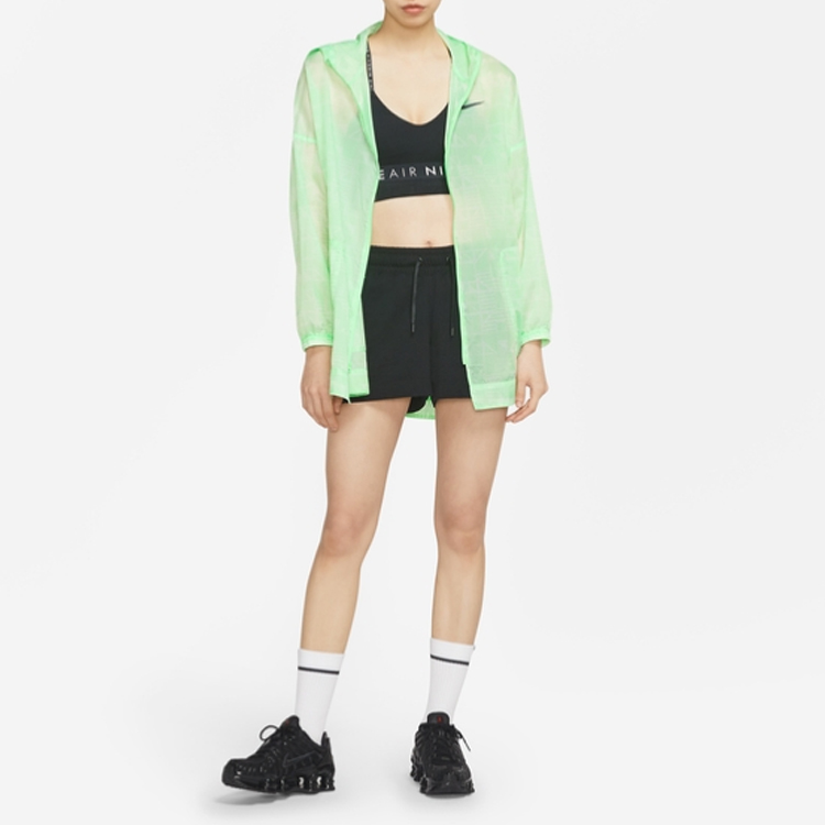 Женская куртка Nike Sportswear Woven (зеленая) — фото 5