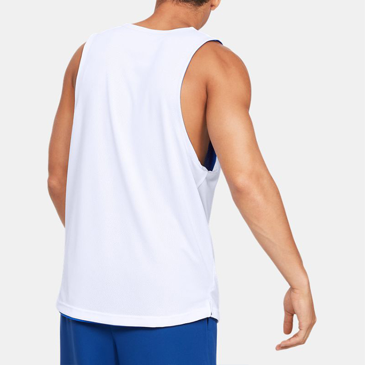 Under Armour Baselin Basketball Jerseys Men's Unsax Blue Moderate Straight Fit