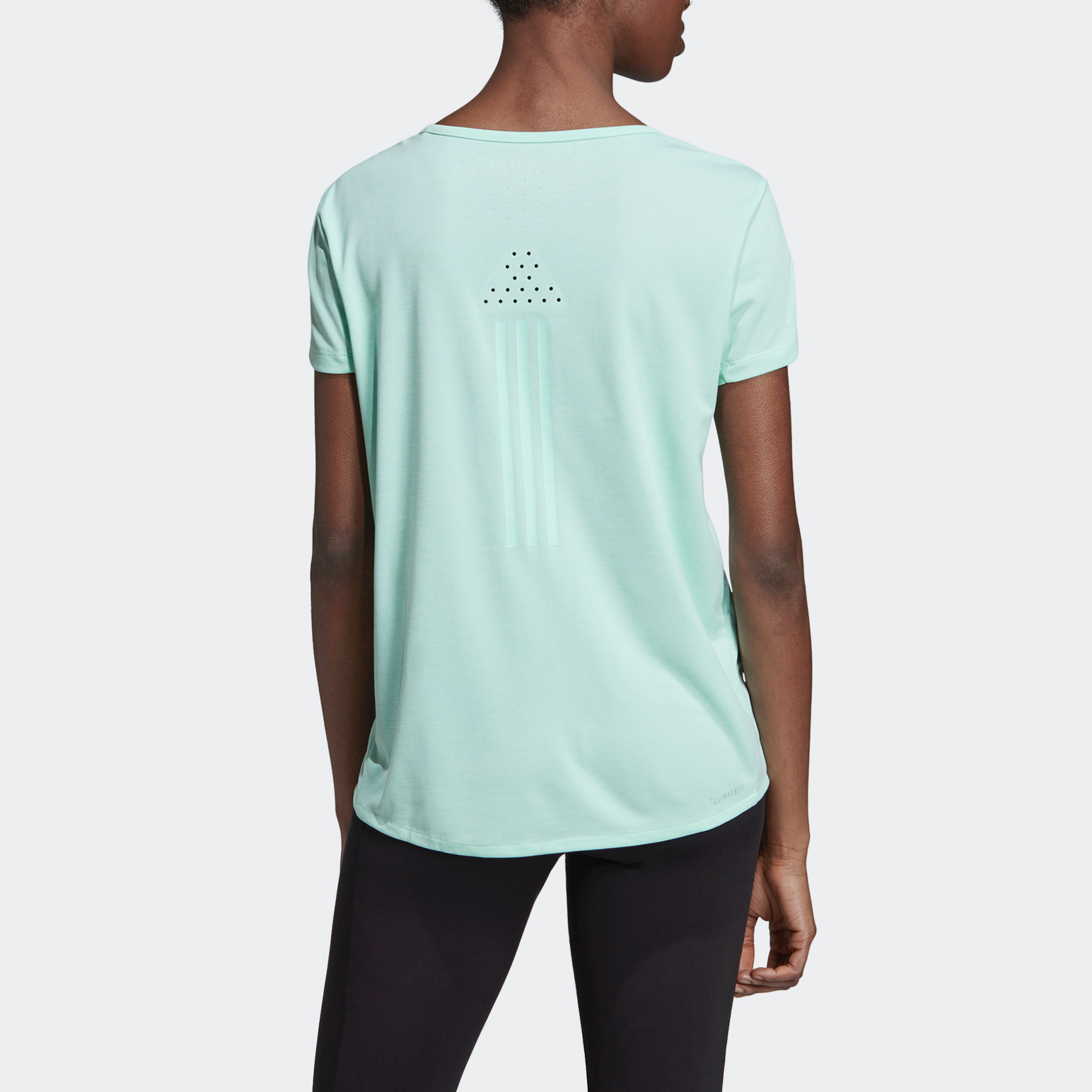Женская футболка adidas CHILL TEE W (мятная) — фото 4