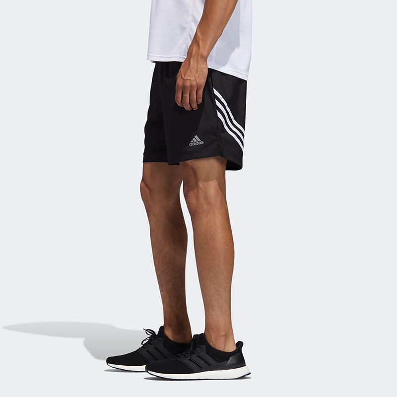 Мужские шорты adidas RUN IT 3S SHORT (черные) — фото 5
