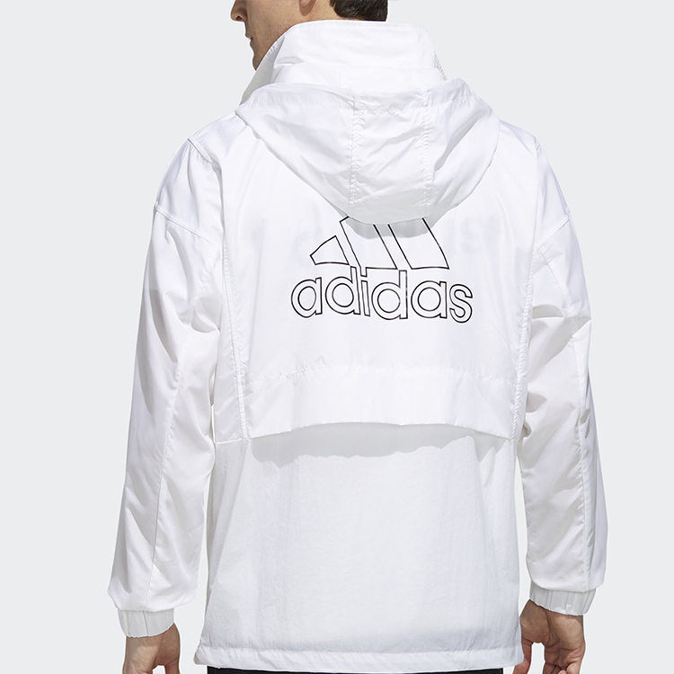 Мужская куртка adidas (белая) — фото 5