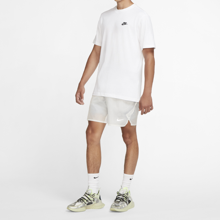 Мужские shorts Nike ISPA (белые) — фото 7