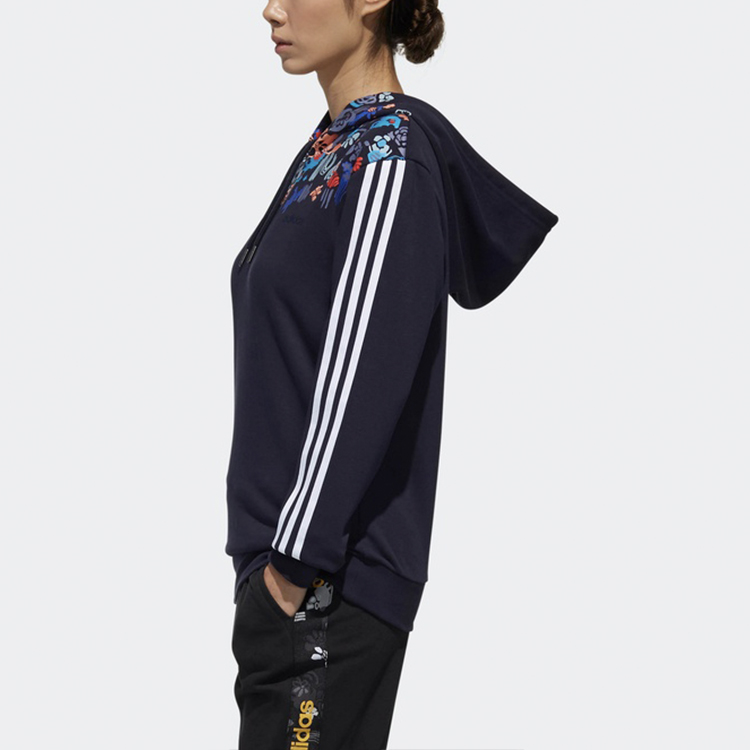 Женское худи adidas neo (темно-синее) — фото 5