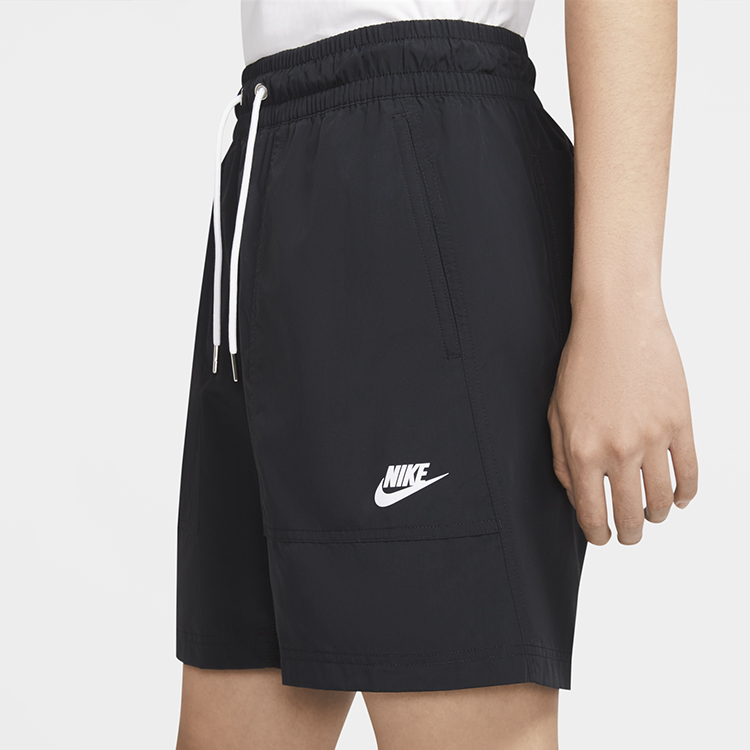 Мужские куртка Nike AS M Nsw Short Wvn (черные) — фото 6