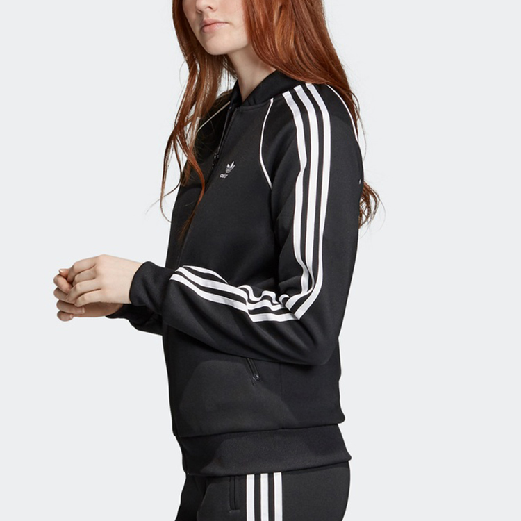 Куртка adidas originals SST TRACK (черная) — фото 4