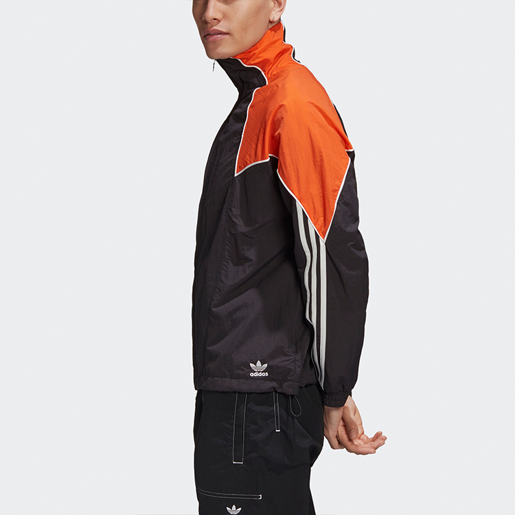 Мужская куртка adidas originals Big Trefoil Abstract (черный) — фото 4