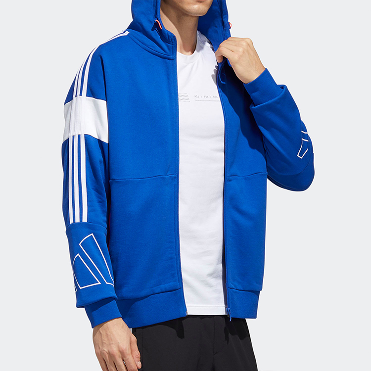 Мужская куртка adidas (королевский синий) — фото 5