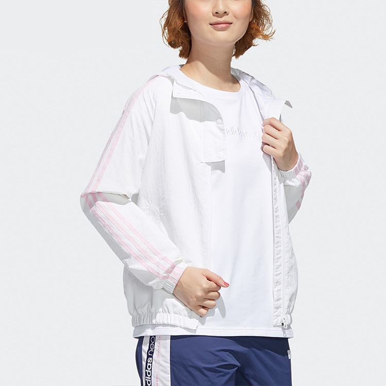Женская куртка adidas neo W Fav Sep Wb 2 (белая) — фото 5
