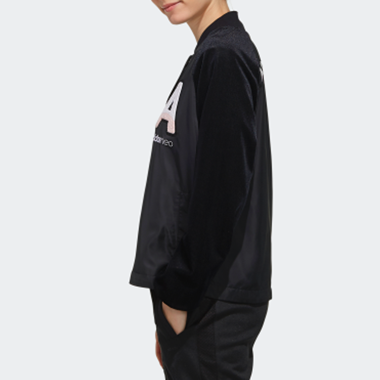Женская куртка adidas neo W CS SV JKT V (черная) — фото 4