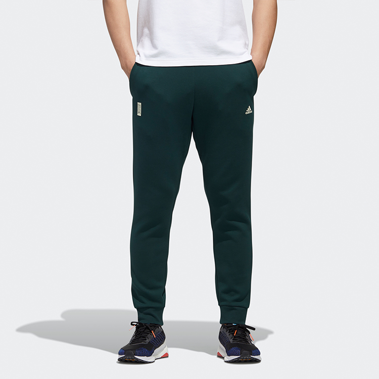 Мужские штаны adidas WJ PT KN SWT (темно-зеленые) — фото 4