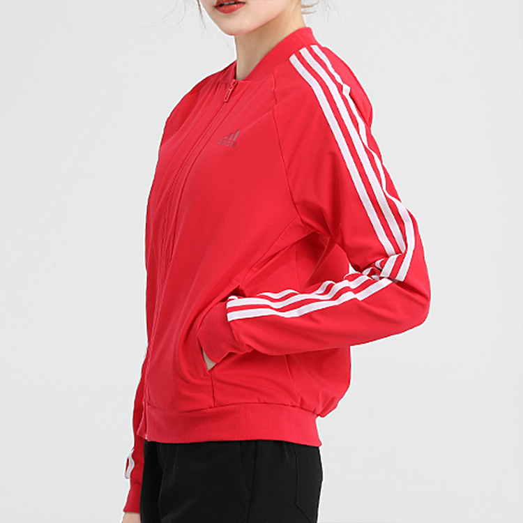 Женская куртка adidas Must Have (малиновая) — фото 5