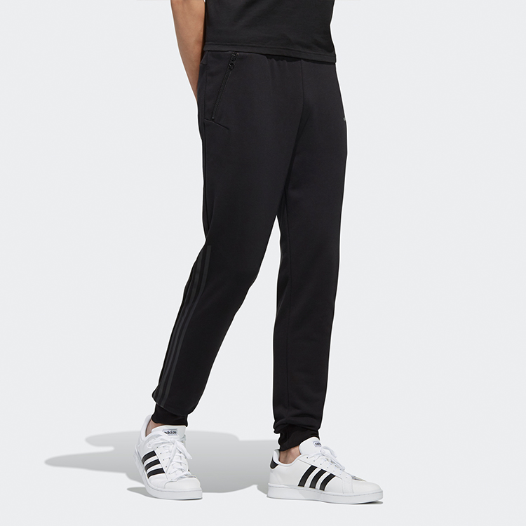 Мужские штаны adidas neo (черные) — фото 5