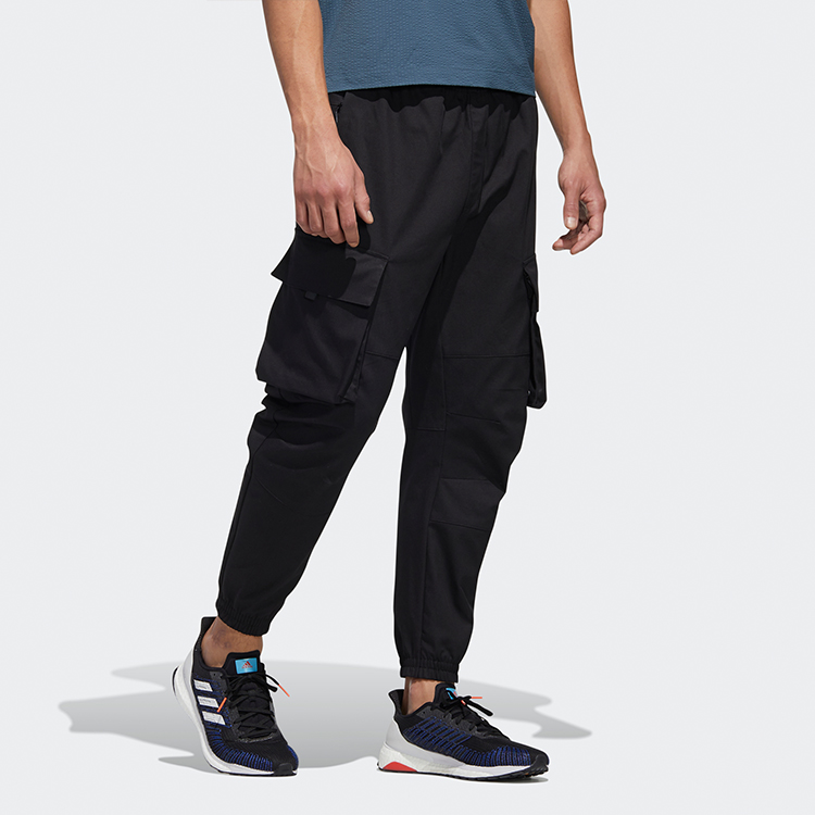 Мужские штаны adidas TH PNT Cargo (черные) — фото 4