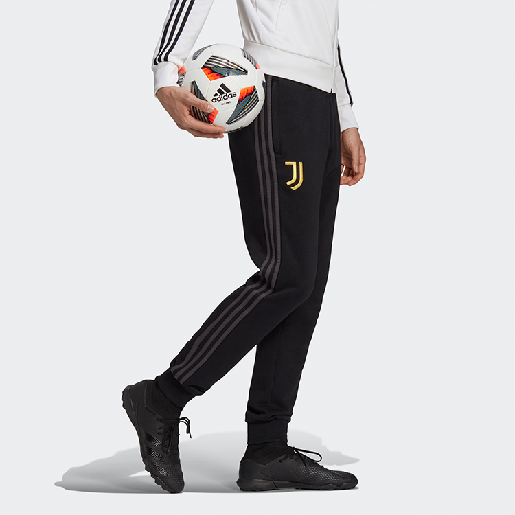 Мужские штаны adidas JUVE 3S SWT PNT (черные) — фото 5