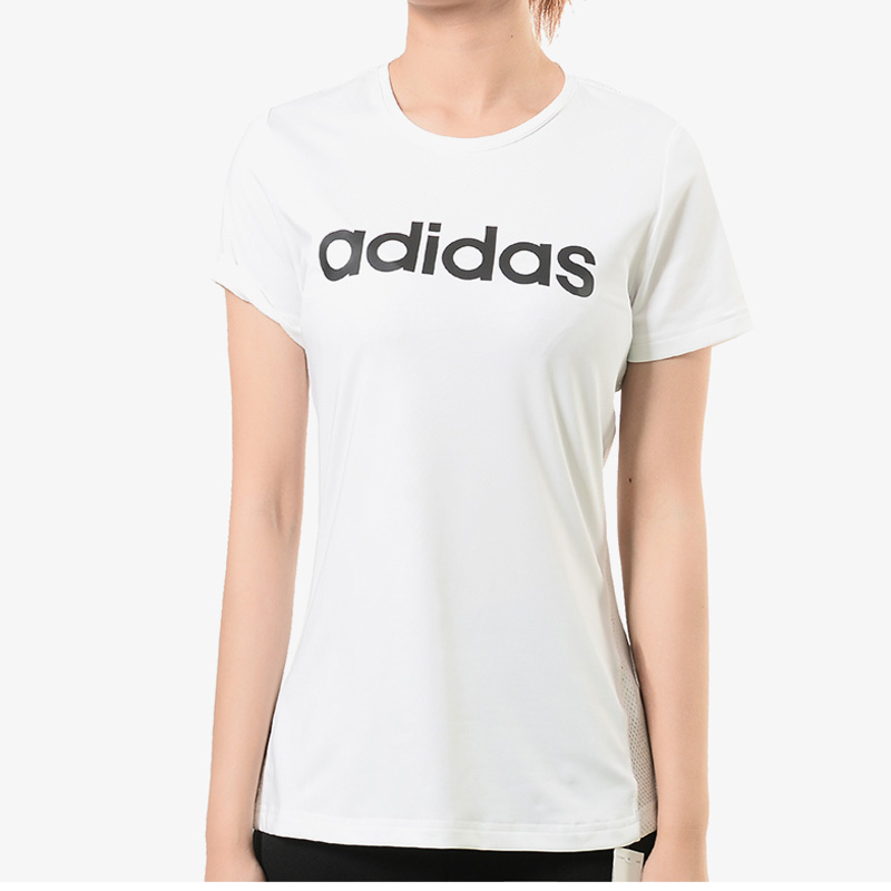 Женская футболка adidas Slim Fit (белая) — фото 3