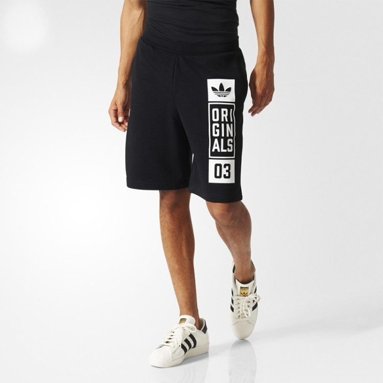 Мужские шорты Adidas originals (черные) — фото 4