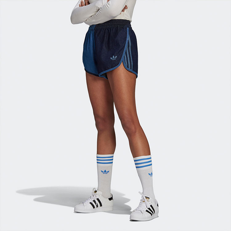 Женские шорты adidas Originals (синие) — фото 5