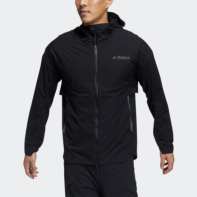 Мужская куртка adidas (черная) — фото 2