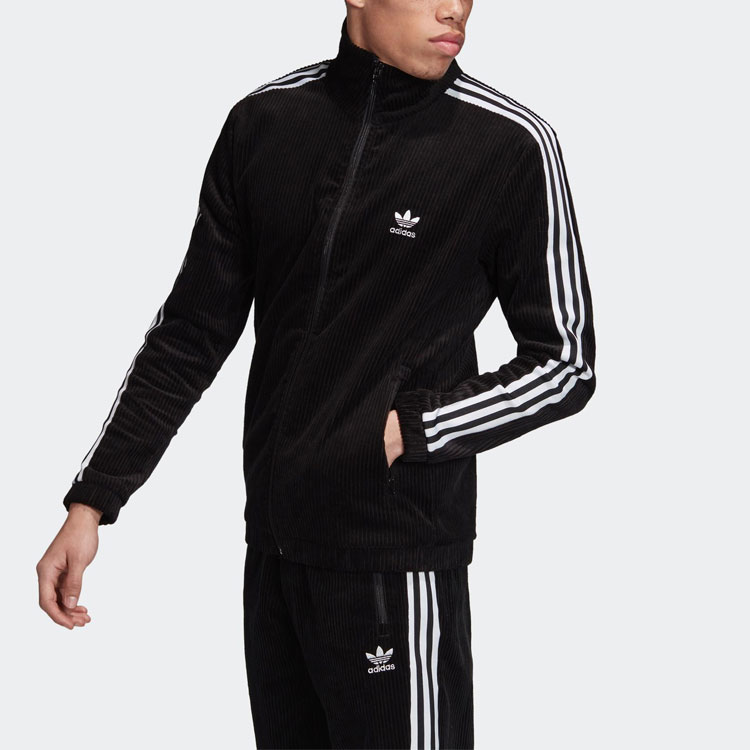 Мужская куртка adidas originals Cord (черная) — фото 5