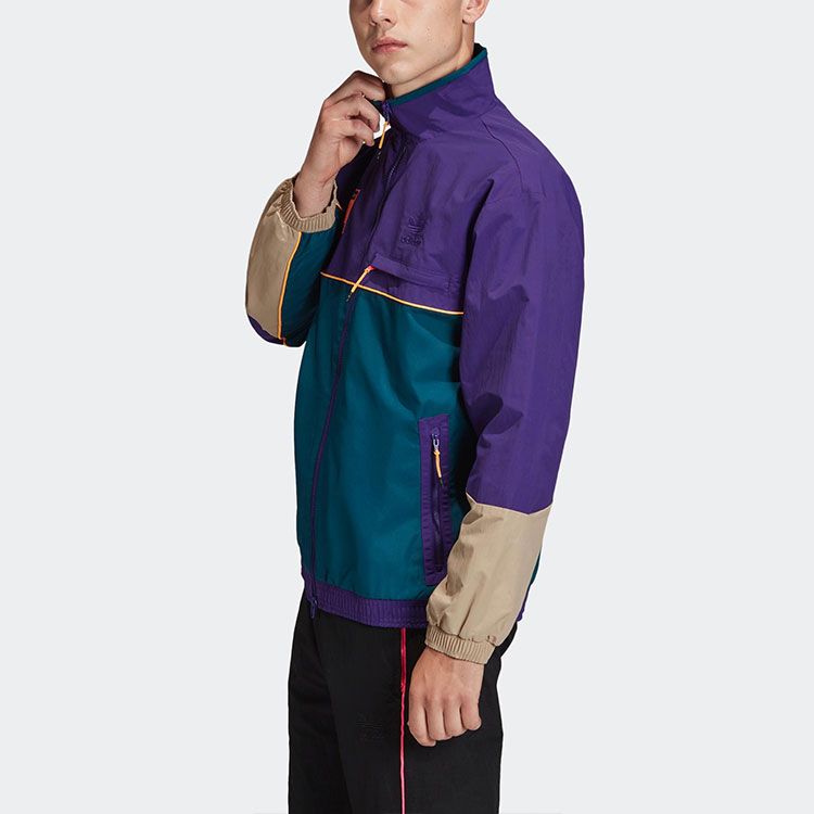 Мужские куртка adidas Track Top (фиолетовая) — фото 6