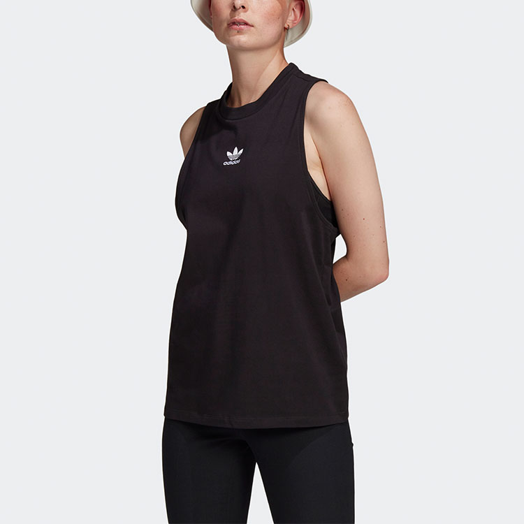 Женская майка adidas originals (черные) — фото 3
