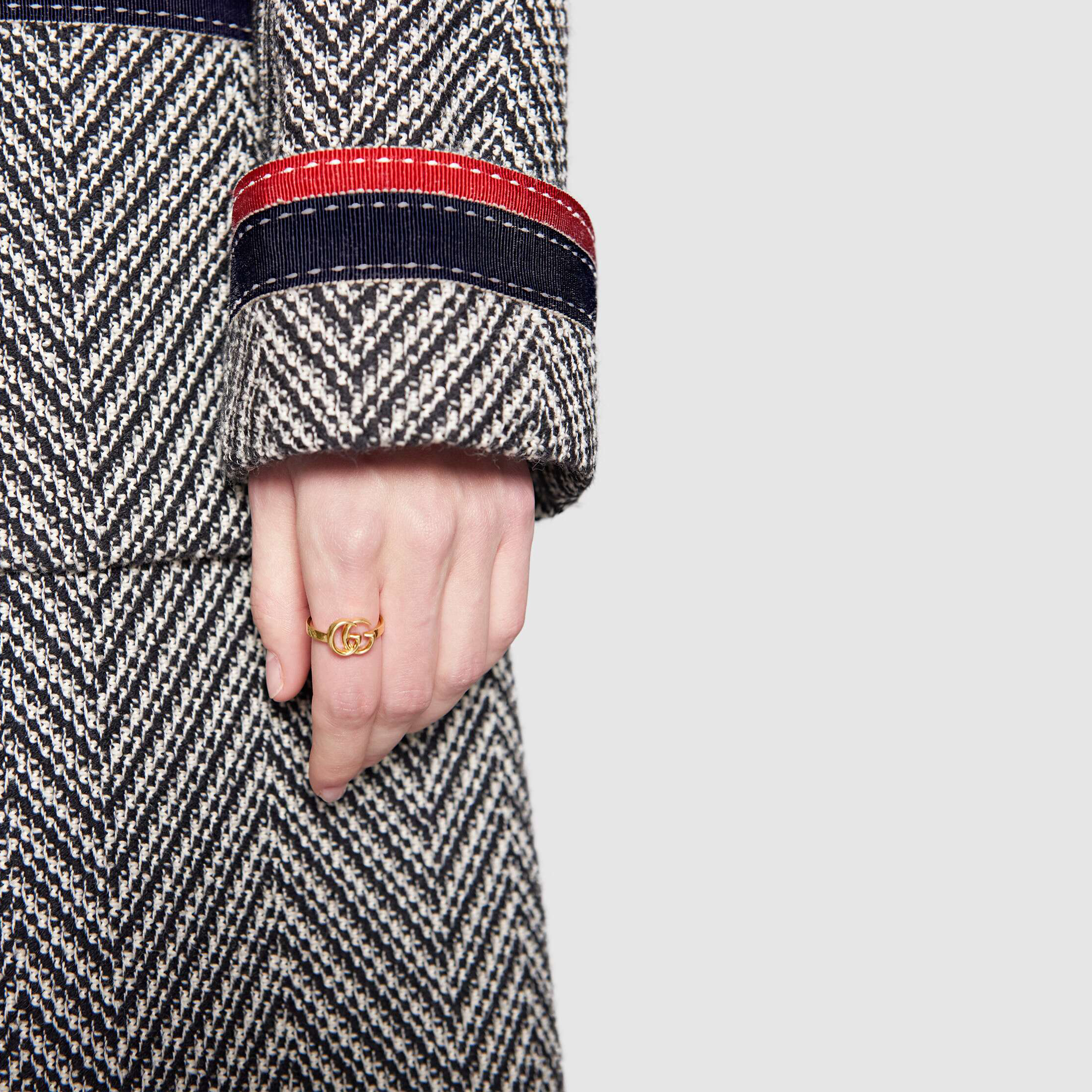Кольцо Gucci GG Running (золотой) — фото 4