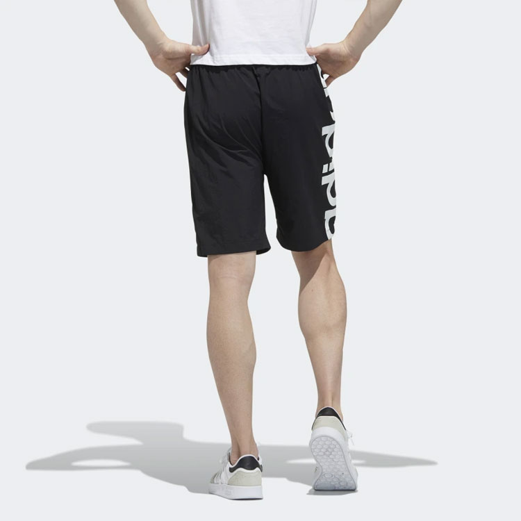 Мужские шорты adidas neo (черные) — фото 5