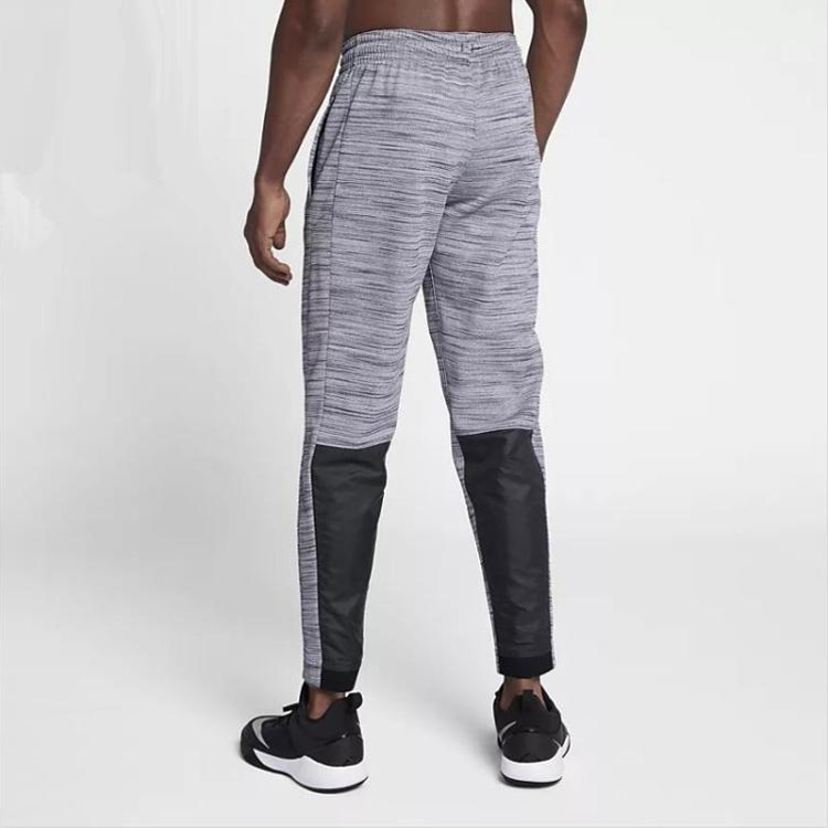 Мужские штаны Nike спортивные трикотажные (серые) — фото 3