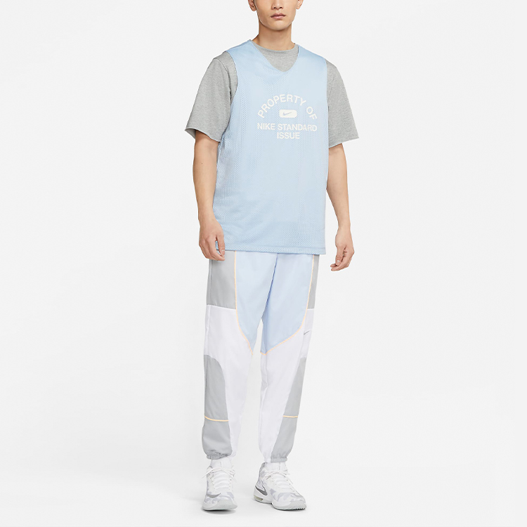 Мужская майка Nike Standard Issue (светло-синяя) — фото 6