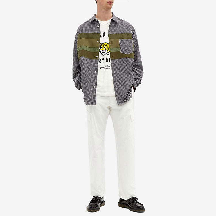 Футболка Human Made SS21 (черно-белая) — фото 10