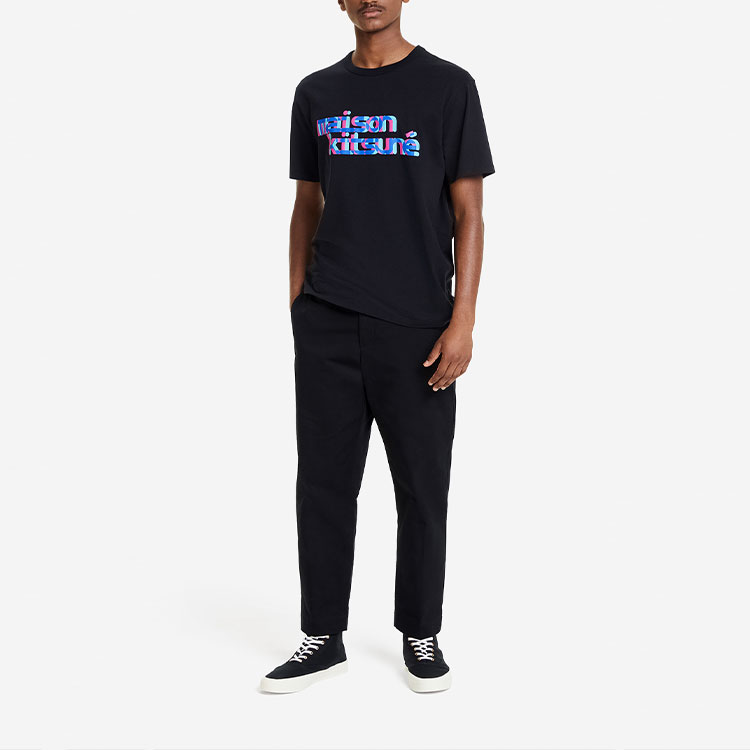 Мужская футболка Maison Kitsune T (белая) — фото 3