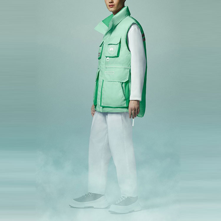 Куртка Canada Goose X-ray Logo (зеленый) — Тушеное вегетарианское блюдо зеленого цвета — фото 8