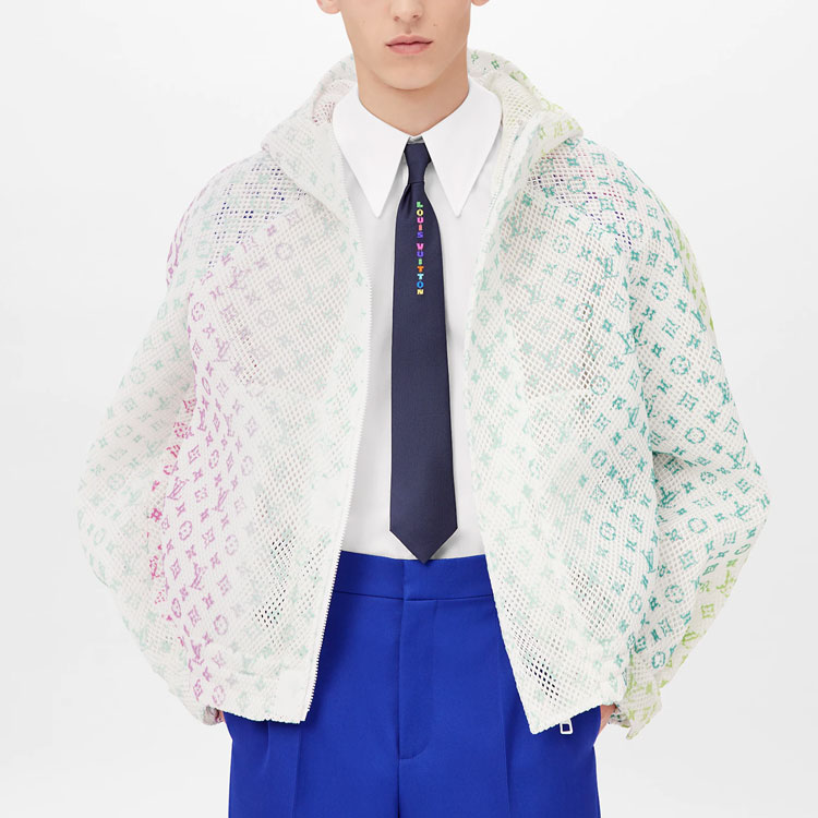Мужская куртка Louis Vuitton (белая) — фото 2