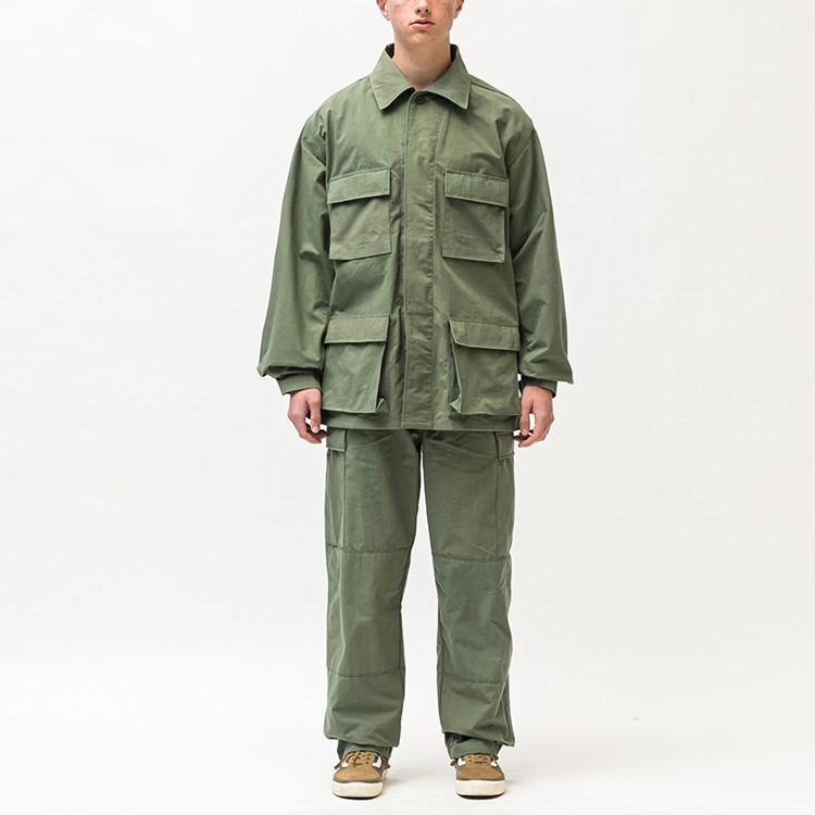 Мужская рубашка WTAPS SS22 (оливковая) — фото 5