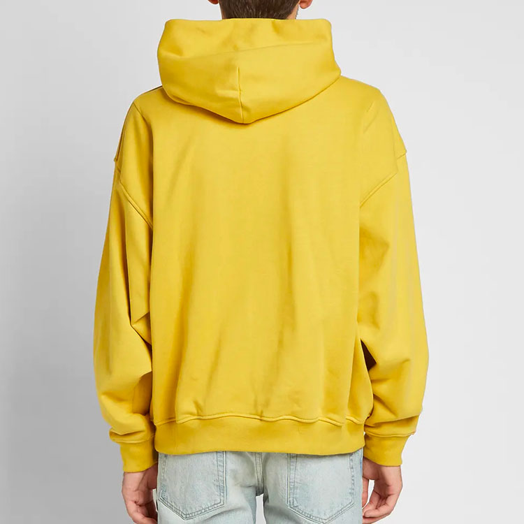 худи Fear of God Essentials FW19 Everyday Henley Hoodie (желтый) — фото 3
