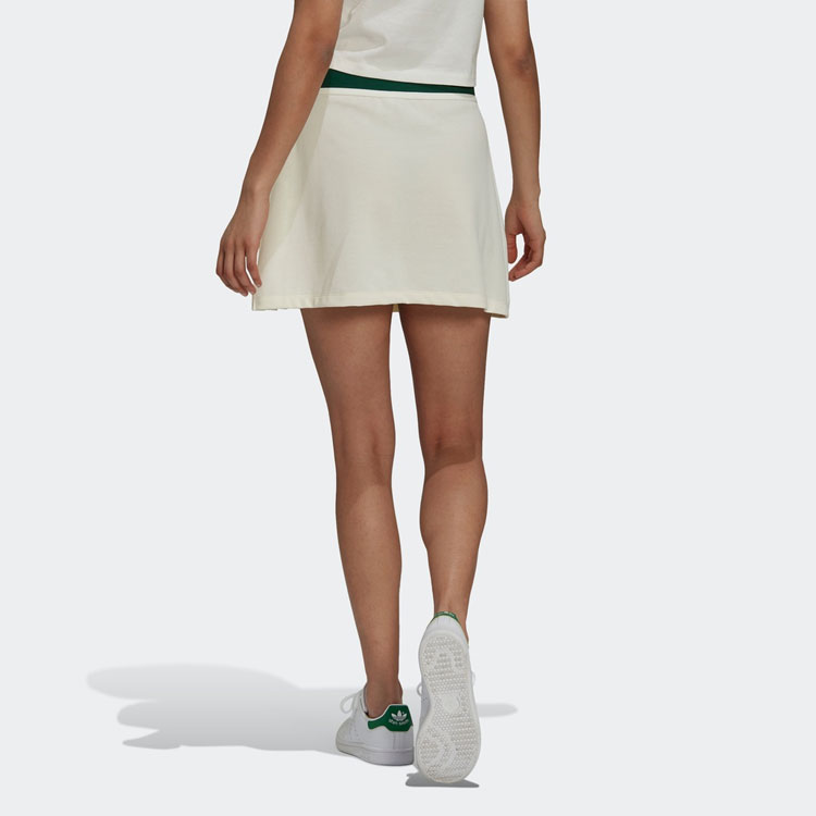 Женская юбка adidas originals Tennis Skirt (белая) — фото 4