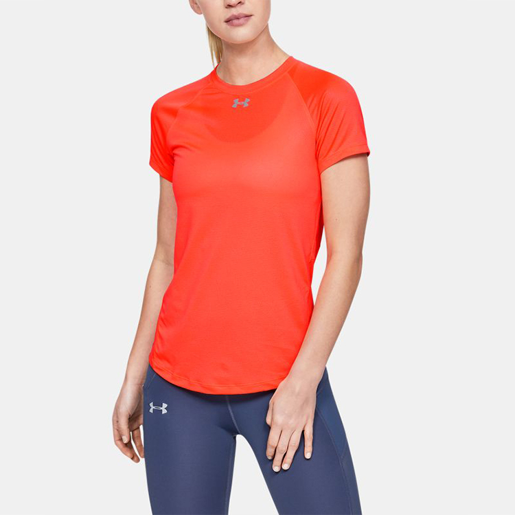 Женская футболка Under Armour Under Armour EXD T (пламенно-красный) — фото 5