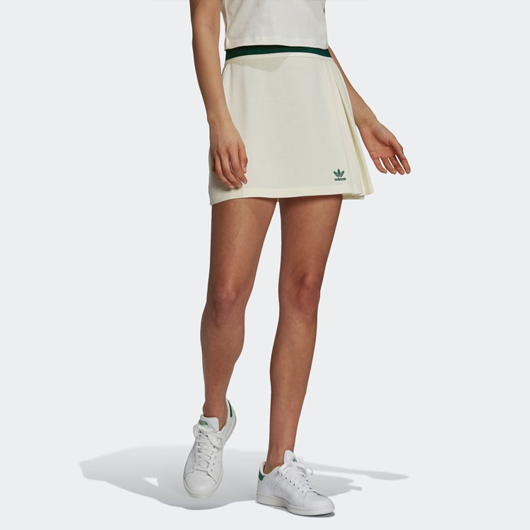 Женская юбка adidas originals Tennis Skirt (белая) — фото 3