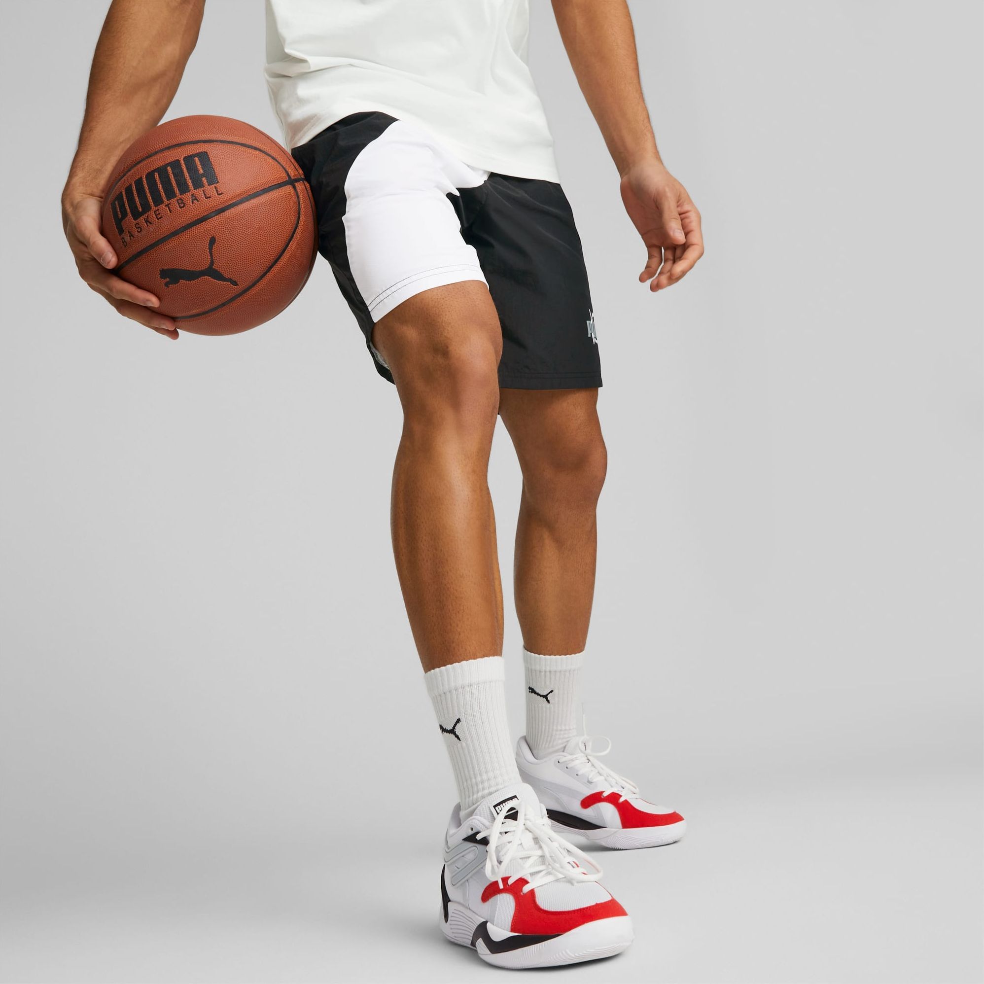PUMA Basketball Shorts Men’s Black/White Moderate Other