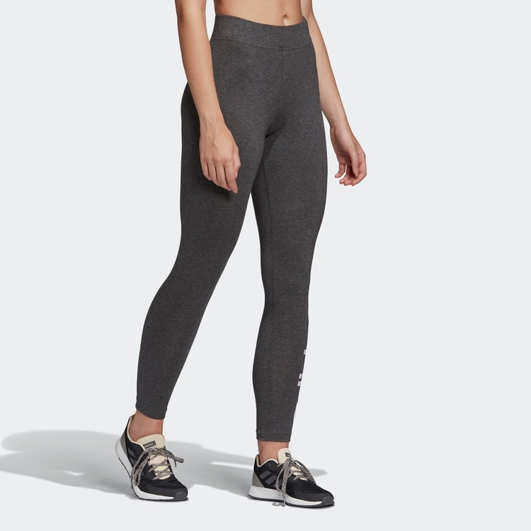 Женские штаны adidas Облегающие (черные) — фото 6